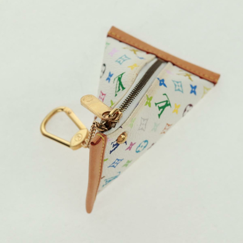 【日本直送】路易威登 Monogram Multicolor Berlango 白色零錢包 M58028 正品 BA10526V-4