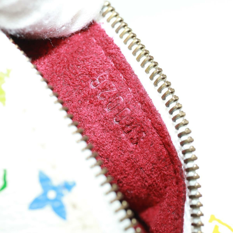【日本直送】路易威登 Monogram Multicolor Berlango 白色零錢包 M58028 正品 BA10526V-10