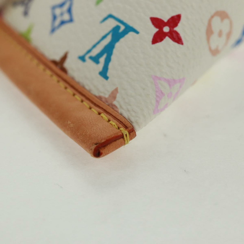 【日本直送】路易威登 Monogram Multicolor Berlango 白色零錢包 M58028 正品 BA10526V-13