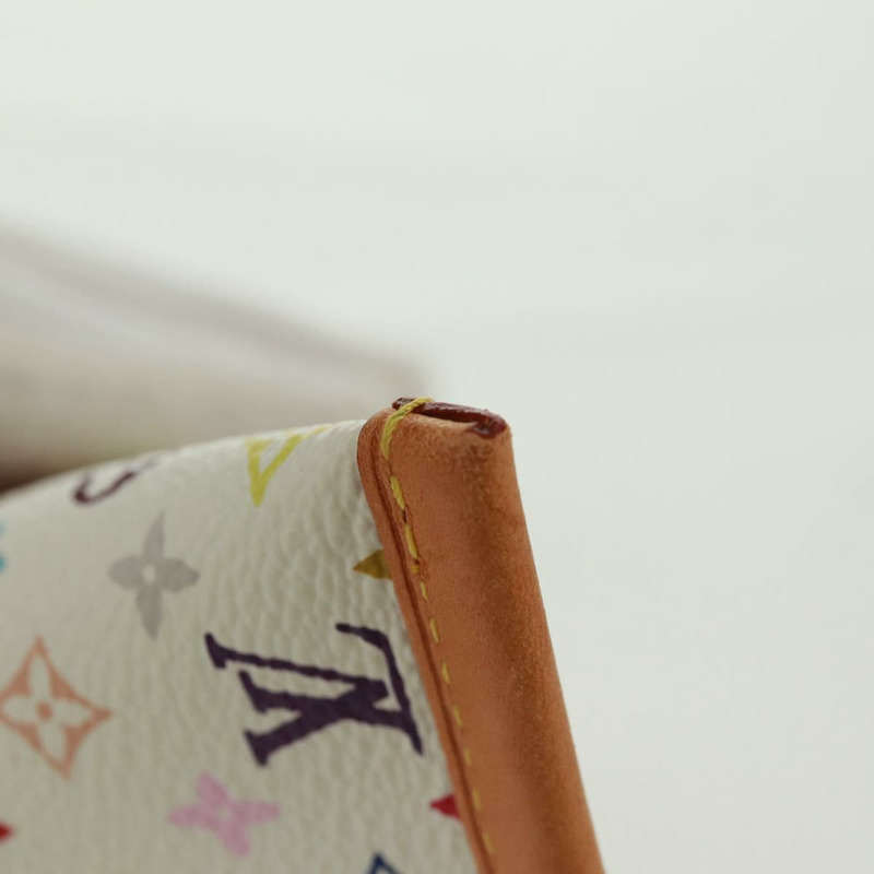 【日本直送】路易威登 Monogram Multicolor Berlango 白色零錢包 M58028 正品 BA10526V-14