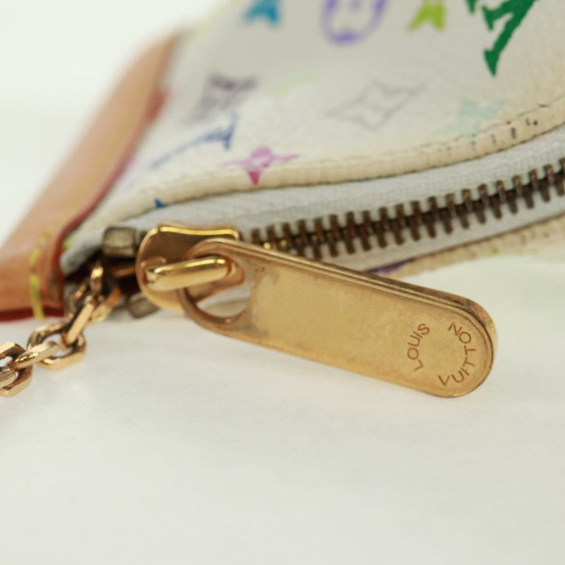 【日本直送】路易威登 Monogram Multicolor Berlango 白色零錢包 M58028 正品 BA10526V-16