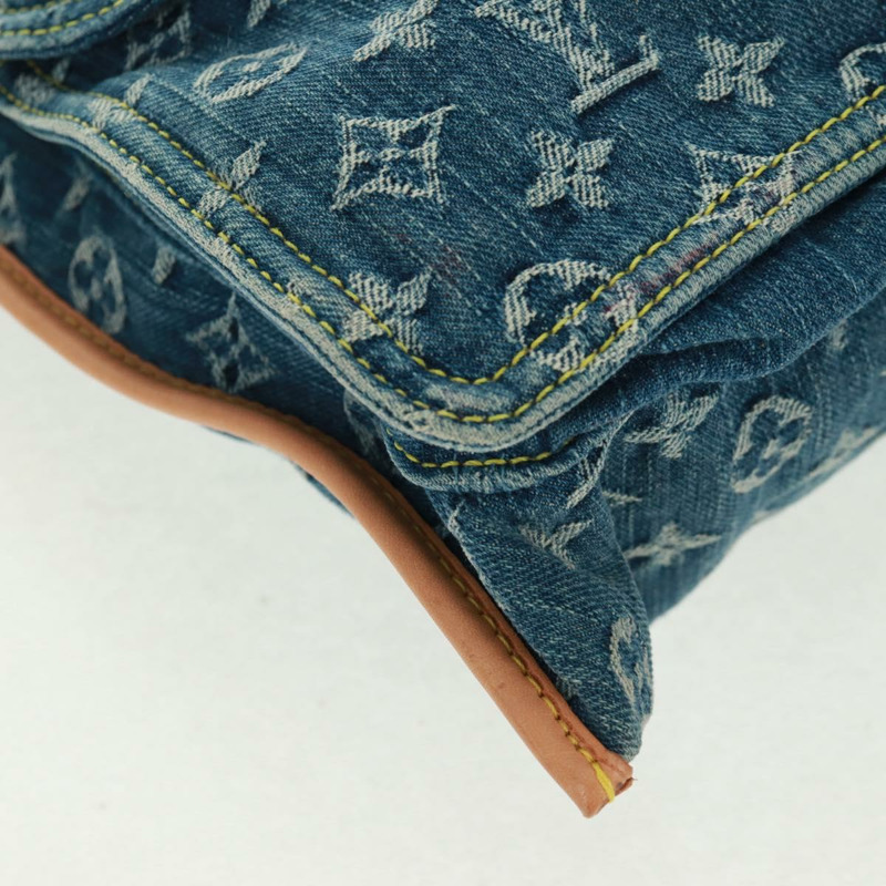 【日本直送】路易威登 Monogram Denim 平底購物手提包 藍色 M95018 正品 BA10551SAM-8