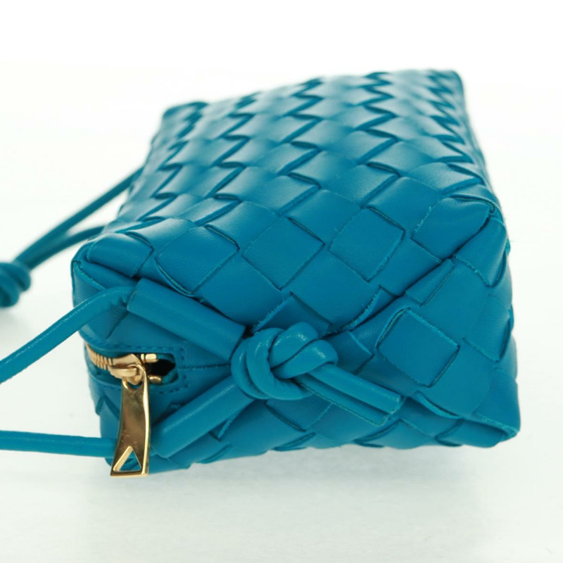 【日本直送】BOTTEGA VENETA INTRECCIATO 單肩包皮革藍金正品 BA10549SM-2