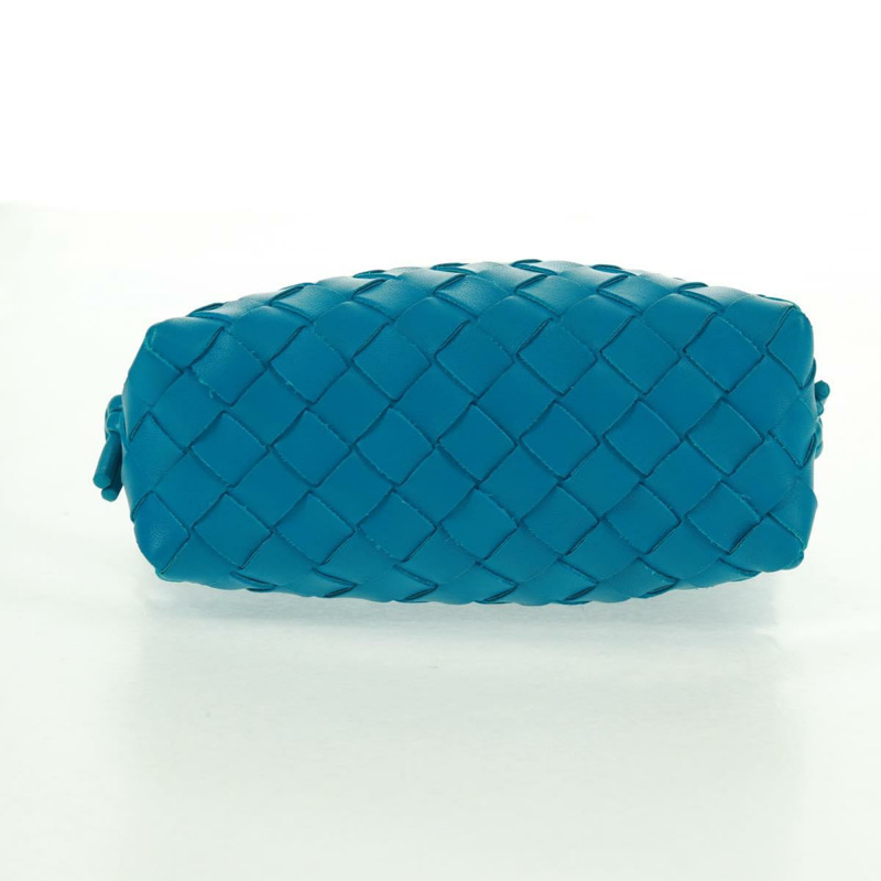 【日本直送】BOTTEGA VENETA INTRECCIATO 單肩包皮革藍金正品 BA10549SM-4