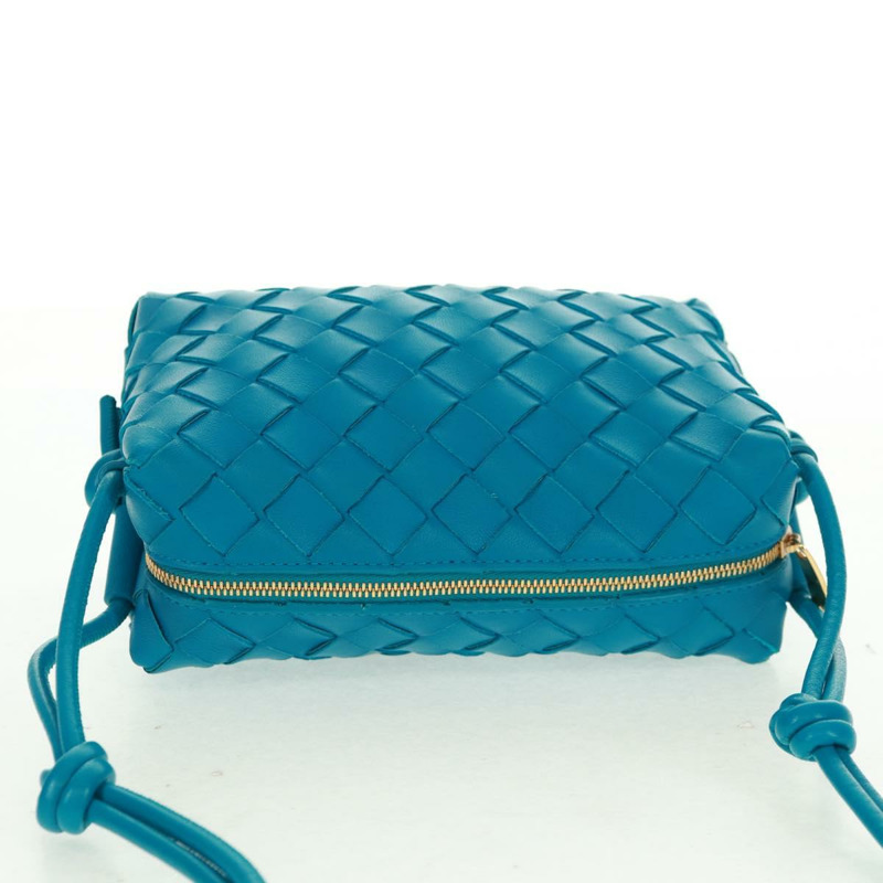 【日本直送】BOTTEGA VENETA INTRECCIATO 單肩包皮革藍金正品 BA10549SM-5