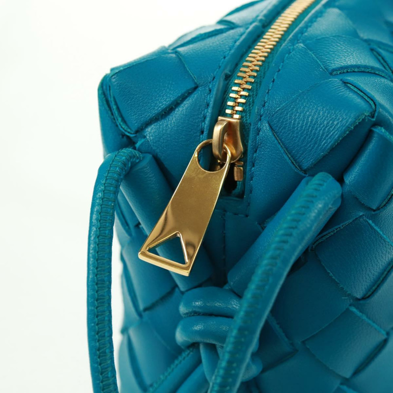 【日本直送】BOTTEGA VENETA INTRECCIATO 單肩包皮革藍金正品 BA10549SM-8