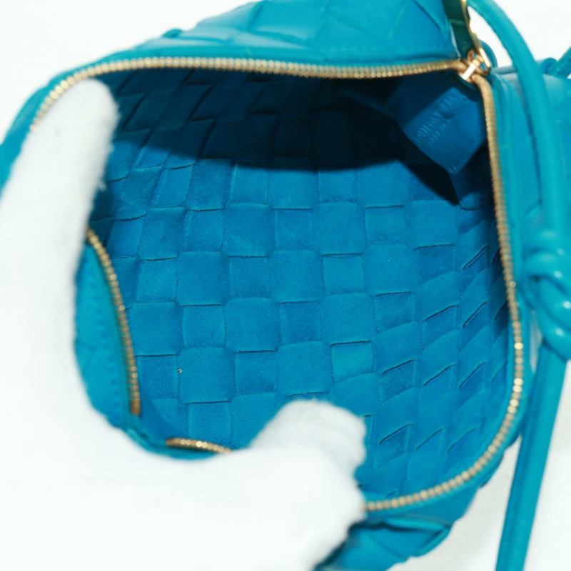 【日本直送】BOTTEGA VENETA INTRECCIATO 單肩包皮革藍金正品 BA10549SM-9