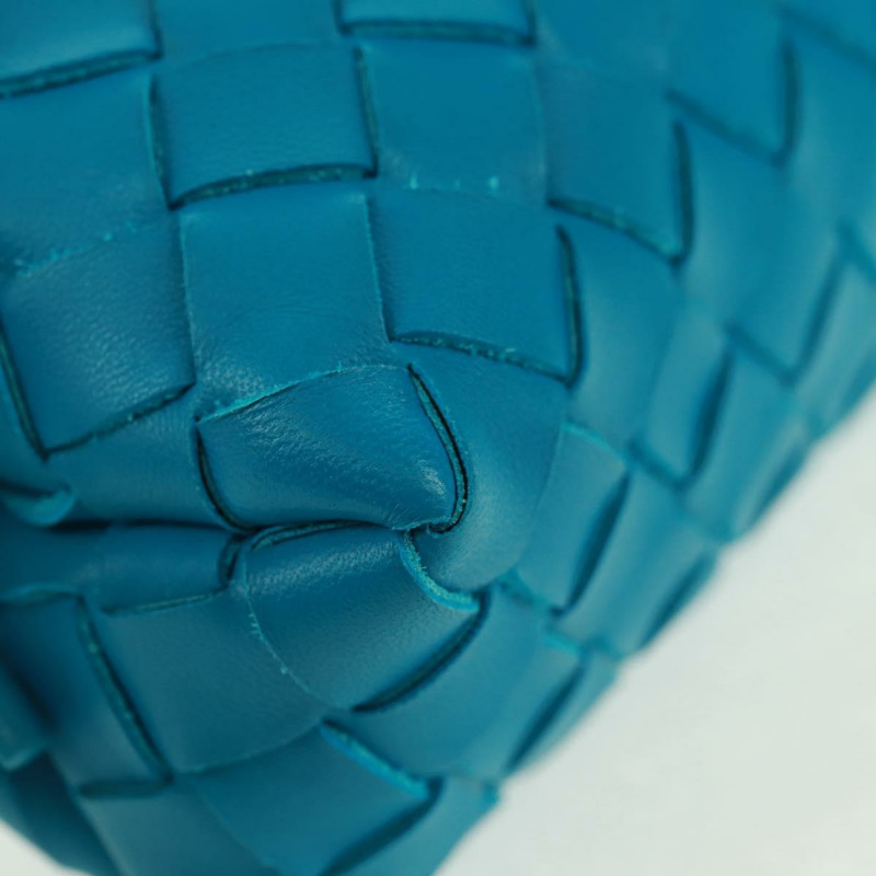 【日本直送】BOTTEGA VENETA INTRECCIATO 單肩包皮革藍金正品 BA10549SM-15