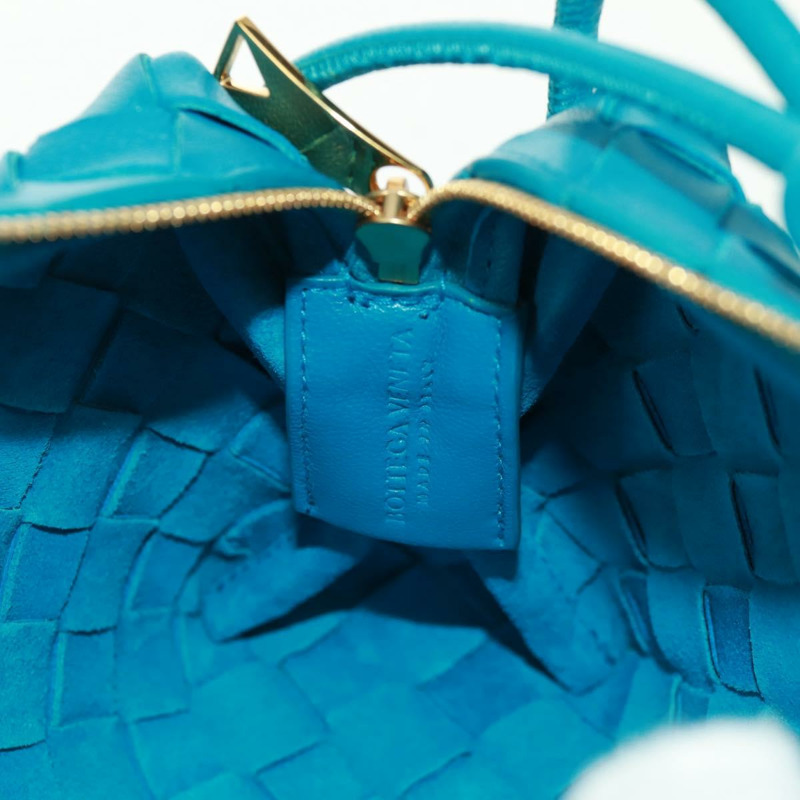 【日本直送】BOTTEGA VENETA INTRECCIATO 單肩包皮革藍金正品 BA10549SM-17