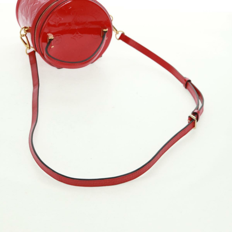【日本直送】路易威登 Monogram Vernis Cannes PM 手提包 紅色 M53998 LV 正品 170791M-7