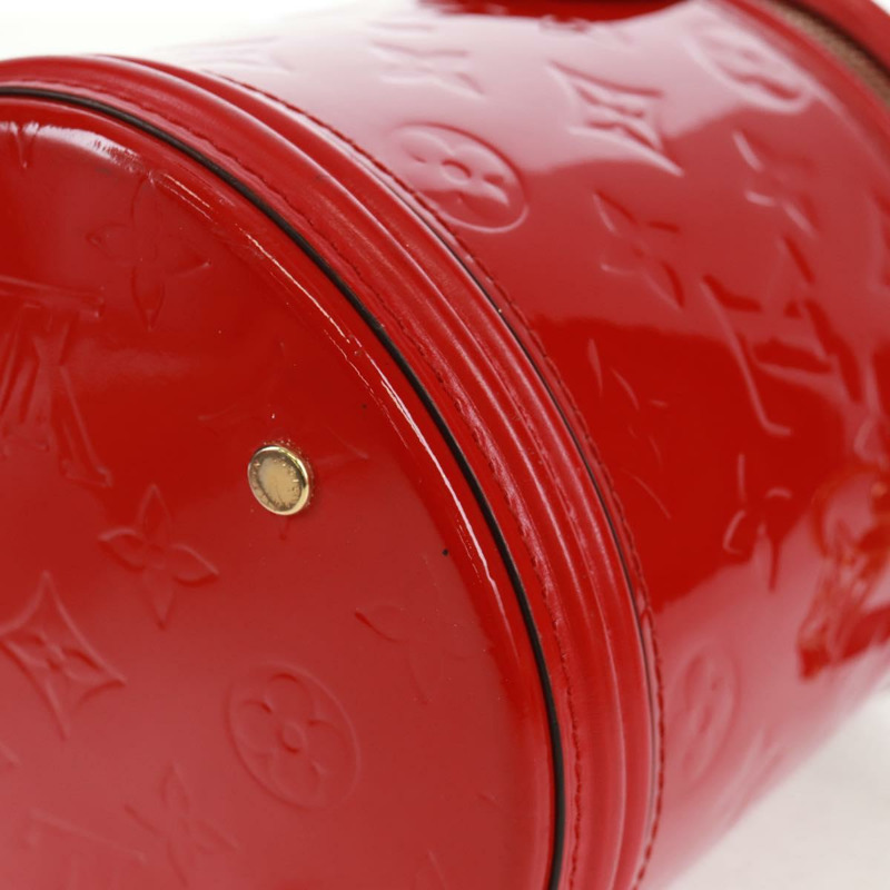 【日本直送】路易威登 Monogram Vernis Cannes PM 手提包 紅色 M53998 LV 正品 170791M-16