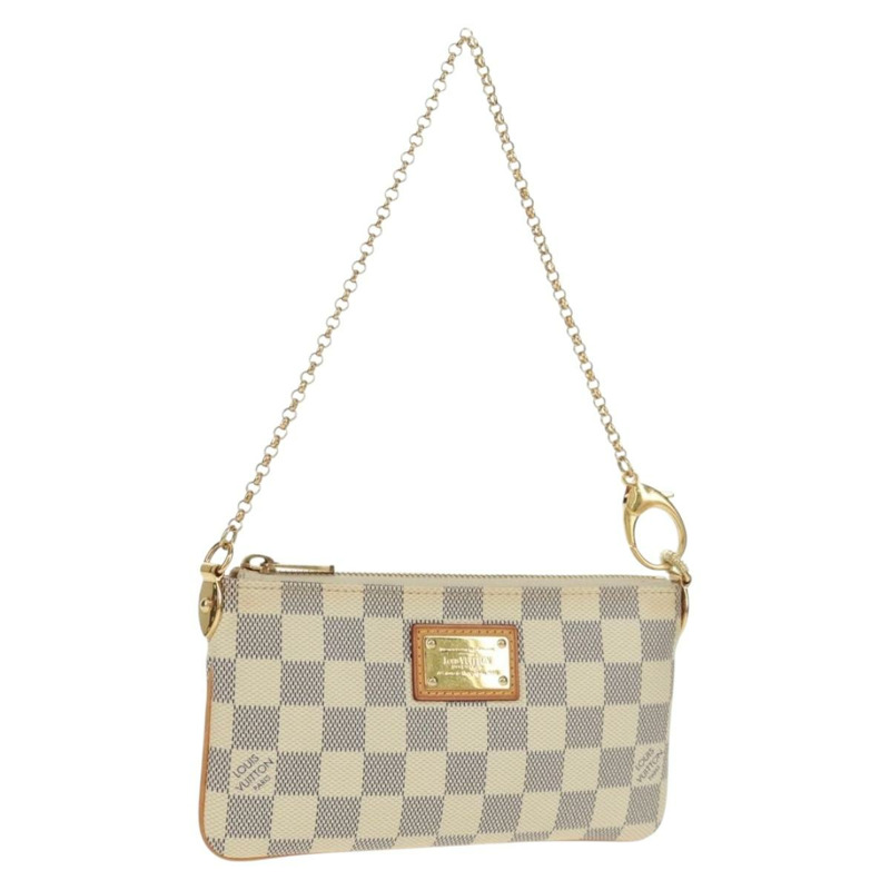 【日本直送】路易威登 Damier Azur Pochette Mira MM 配件包 N60027 正品 170805V-0
