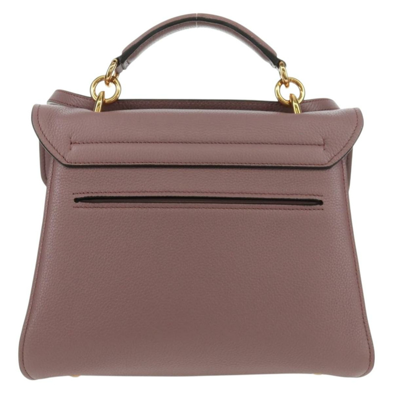 【日本直送】Salvatore Ferragamo Gancini Margot 皮革雙肩包 紫色金色 正品 170696M-1