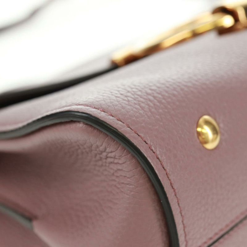 【日本直送】Salvatore Ferragamo Gancini Margot 皮革雙肩包 紫色金色 正品 170696M-15