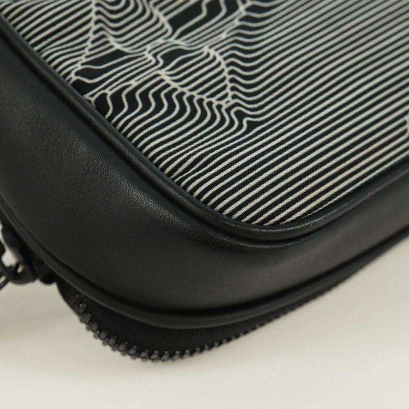 【日本直送】路易威登（LOUIS VUITTON）黑色皮革可擴充斜背包 M55698 LV 正品 170737M-15