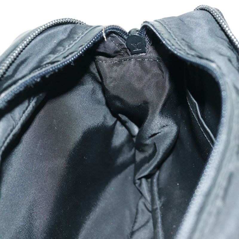 【日本直送】路易威登（LOUIS VUITTON）黑色皮革可擴充斜背包 M55698 LV 正品 170737M-29