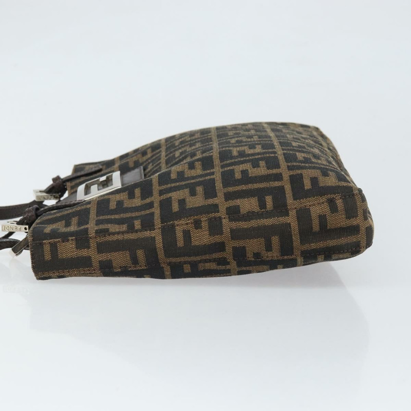 【日本直送】FENDI Zucca帆布托特包 黑色棕色 正品 171785V-3