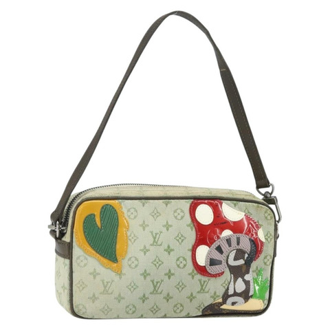 路易威登 迷你 Tale de Fe Pochette 配件包 卡其色 M92274 正品 ep13094