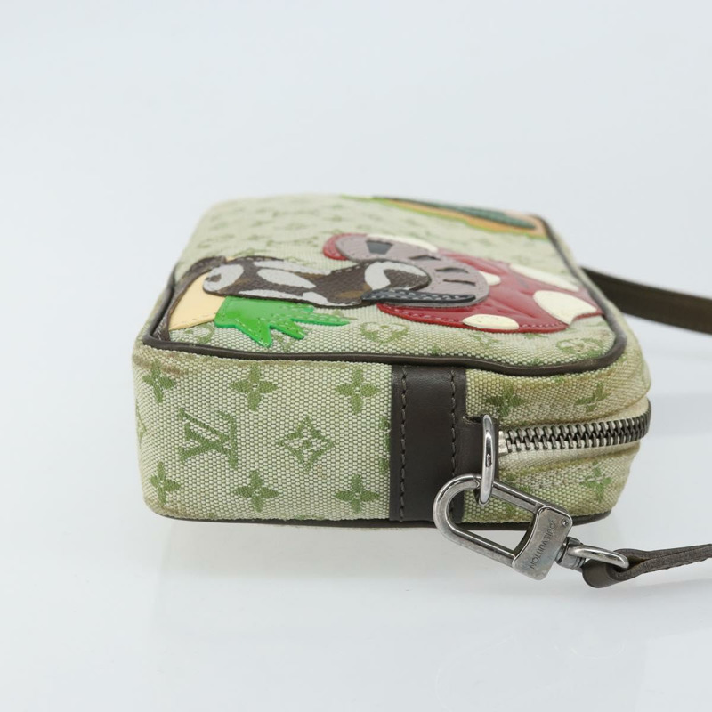 【日本直送】路易威登 迷你 Tale de Fe Pochette 配件包 卡其色 M92274 正品 ep13094-2