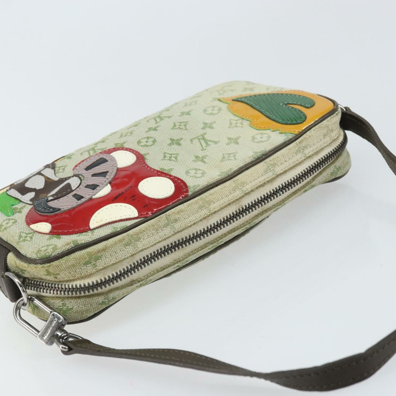 【日本直送】路易威登 迷你 Tale de Fe Pochette 配件包 卡其色 M92274 正品 ep13094-5