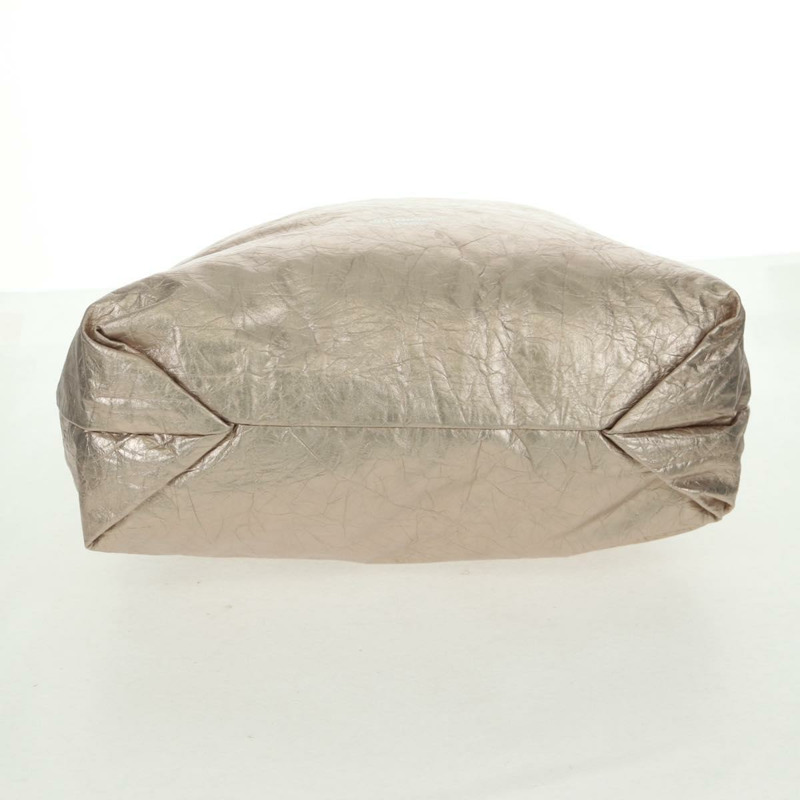 【日本直送】BALENCIAGA Crush 中型鏈條包 皮革 香檳金 742941 正品 170011SAV-4