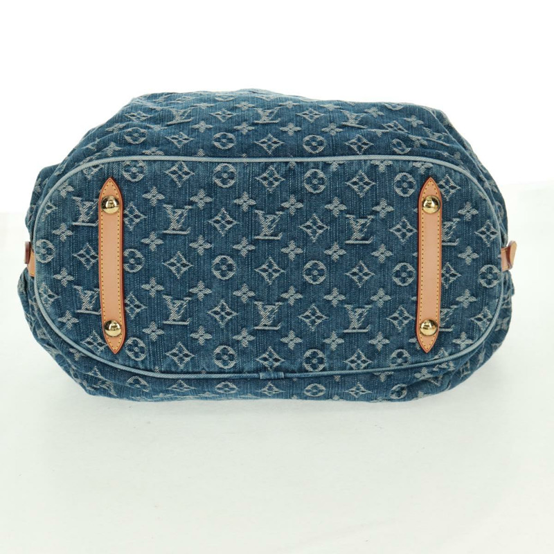 【日本直送】路易威登 Monogram Denim XL 手提包 藍色 M95515 LV 正品 BA9649SM-4