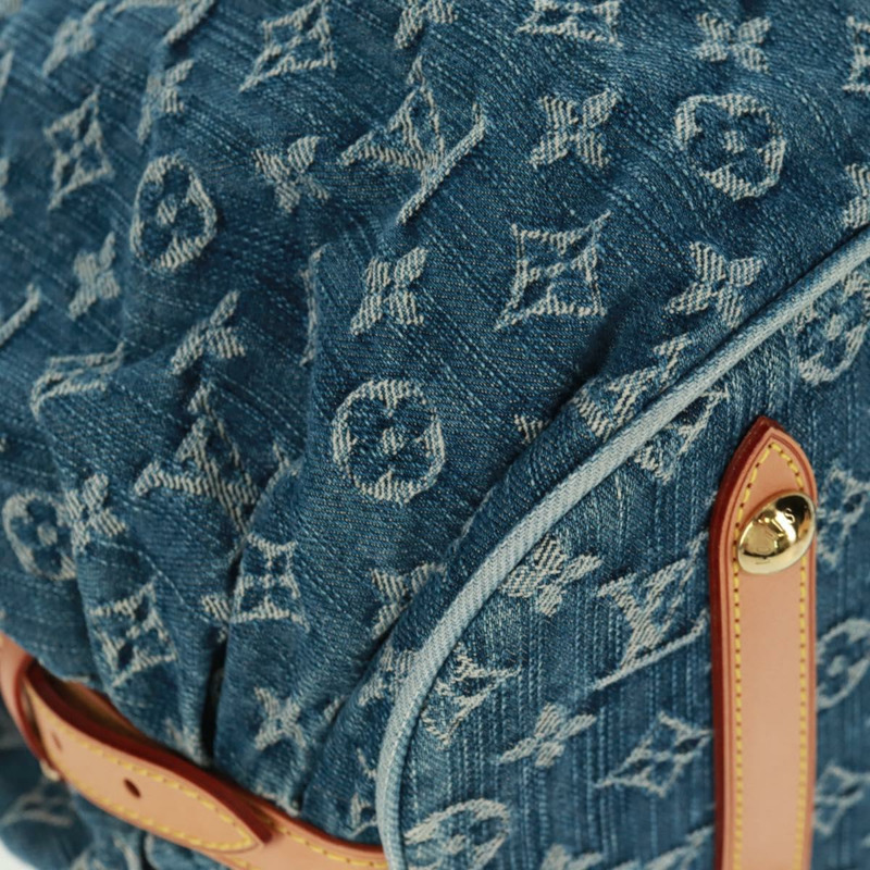 【日本直送】路易威登 Monogram Denim XL 手提包 藍色 M95515 LV 正品 BA9649SM-7
