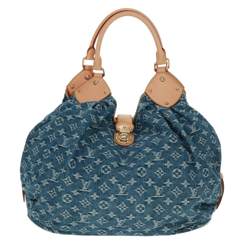 【日本直送】路易威登 Monogram Denim XL 手提包 藍色 M95515 LV 正品 BA9649SM-12