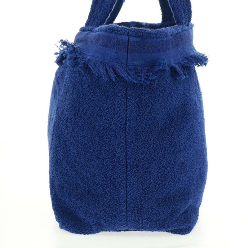 【日本直送】香奈兒 Decacoco 沙灘包手提包 藍色 CC 正品 BA9644SAV-3