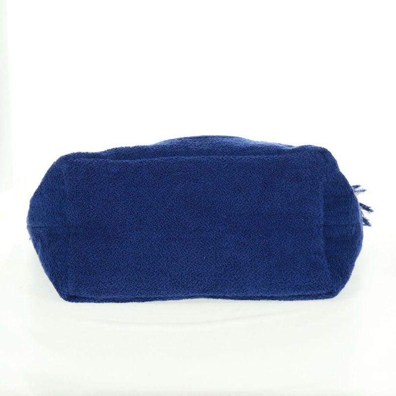 【日本直送】香奈兒 Decacoco 沙灘包手提包 藍色 CC 正品 BA9644SAV-4