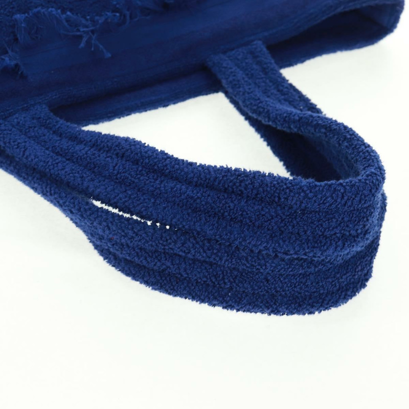 【日本直送】香奈兒 Decacoco 沙灘包手提包 藍色 CC 正品 BA9644SAV-6