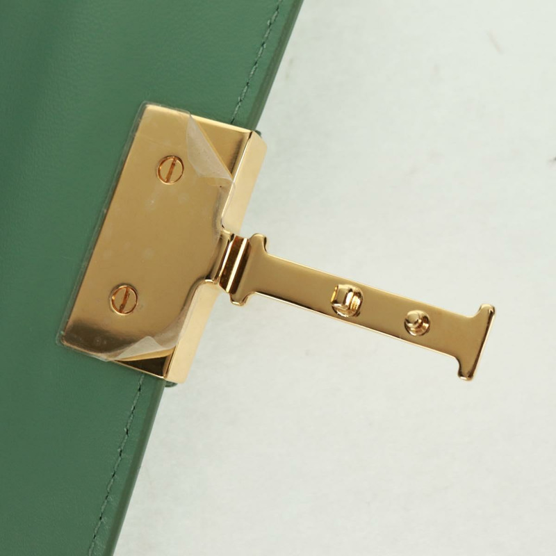 【日本直送】Christian Dior Micro 30 Montaigne 包，金色/綠色皮革，正品 BA9641SAM-8