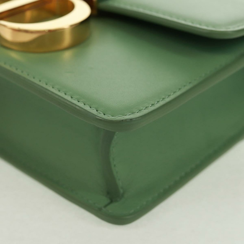 【日本直送】Christian Dior Micro 30 Montaigne 包，金色/綠色皮革，正品 BA9641SAM-15