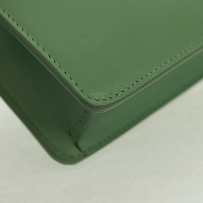 【日本直送】Christian Dior Micro 30 Montaigne 包，金色/綠色皮革，正品 BA9641SAM-16