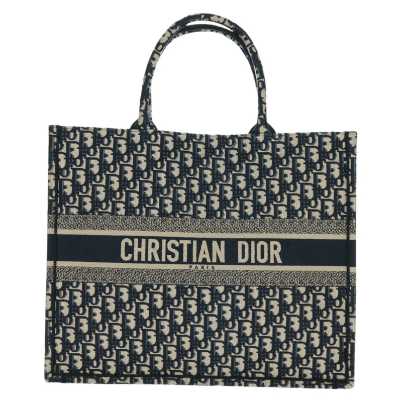 【日本直送】Christian Dior Trotter帆布書本手提包 大 海軍藍 正品 BA9638SAM-12