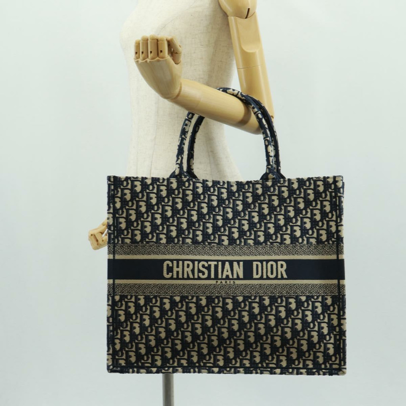 【日本直送】Christian Dior Trotter帆布書本手提包 大 海軍藍 正品 BA9638SAM-22