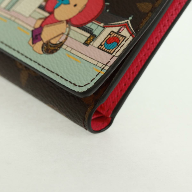 【日本直送】路易威登 Vivienne Portefeuille Victorine 皮夾紫紅色 M81631 正品 169918M-13