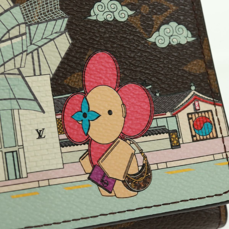 【日本直送】路易威登 Vivienne Portefeuille Victorine 皮夾紫紅色 M81631 正品 169918M-16