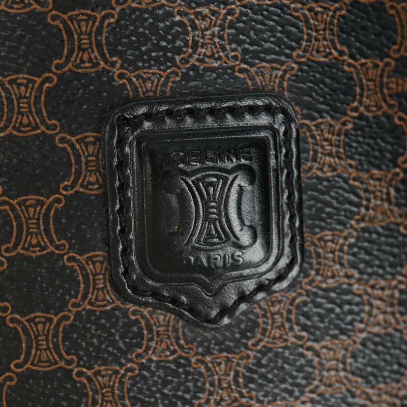 【日本直送】CELINE Macadam帆布托特包 PVC皮革 黑色金色 Auth am10664V-17