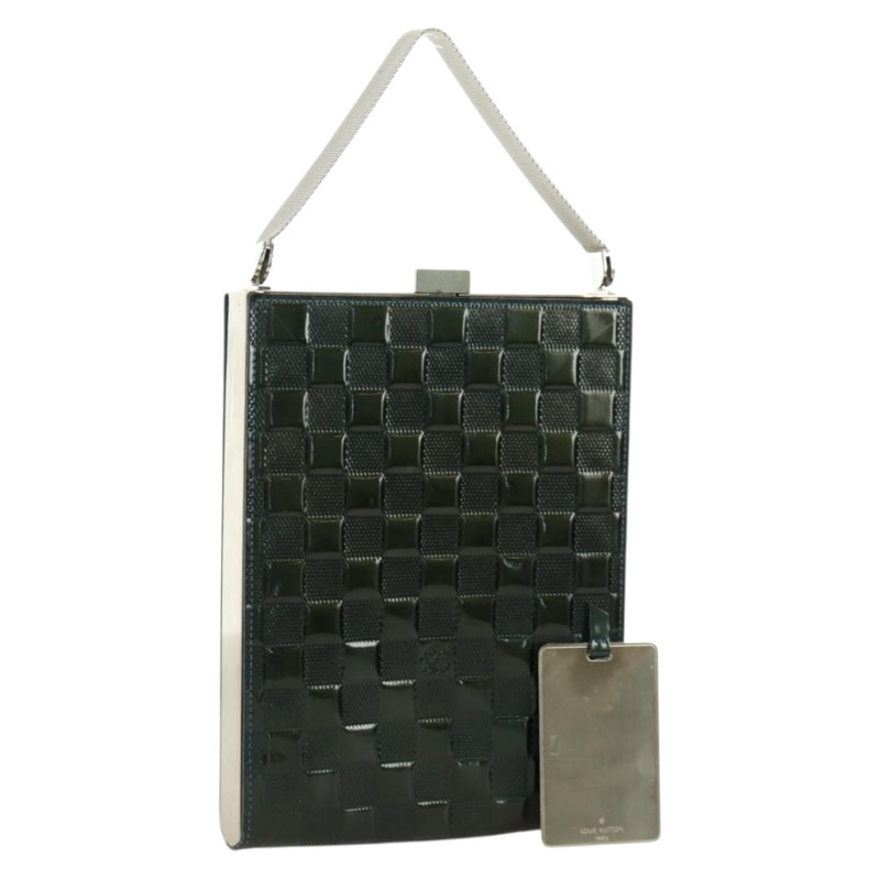 【日本直送】路易威登 Damier Vernis Anju GM 手提包 綠色 M92105 LV 正品 171996V-0
