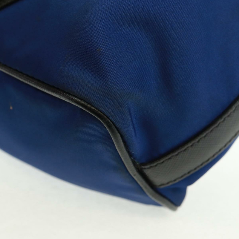 【日本直送】PRADA 尼龍雙肩包，藍銀色，正品，貨號 161702M-17