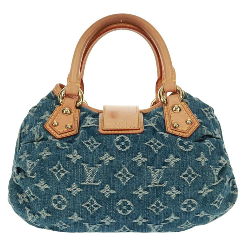 【日本直送】路易威登 Monogram Denim Preity 手提包 藍色 M95020 LV 正品 161333SAV-1