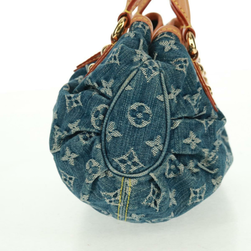 【日本直送】路易威登 Monogram Denim Preity 手提包 藍色 M95020 LV 正品 161333SAV-4