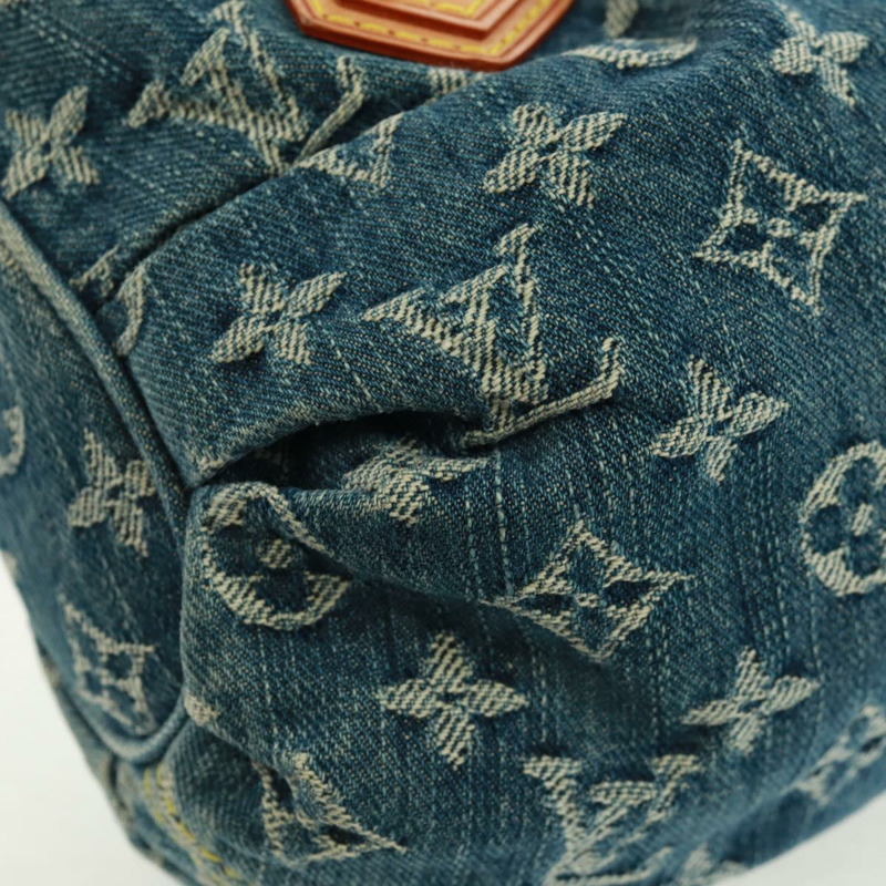 【日本直送】路易威登 Monogram Denim Preity 手提包 藍色 M95020 LV 正品 161333SAV-15