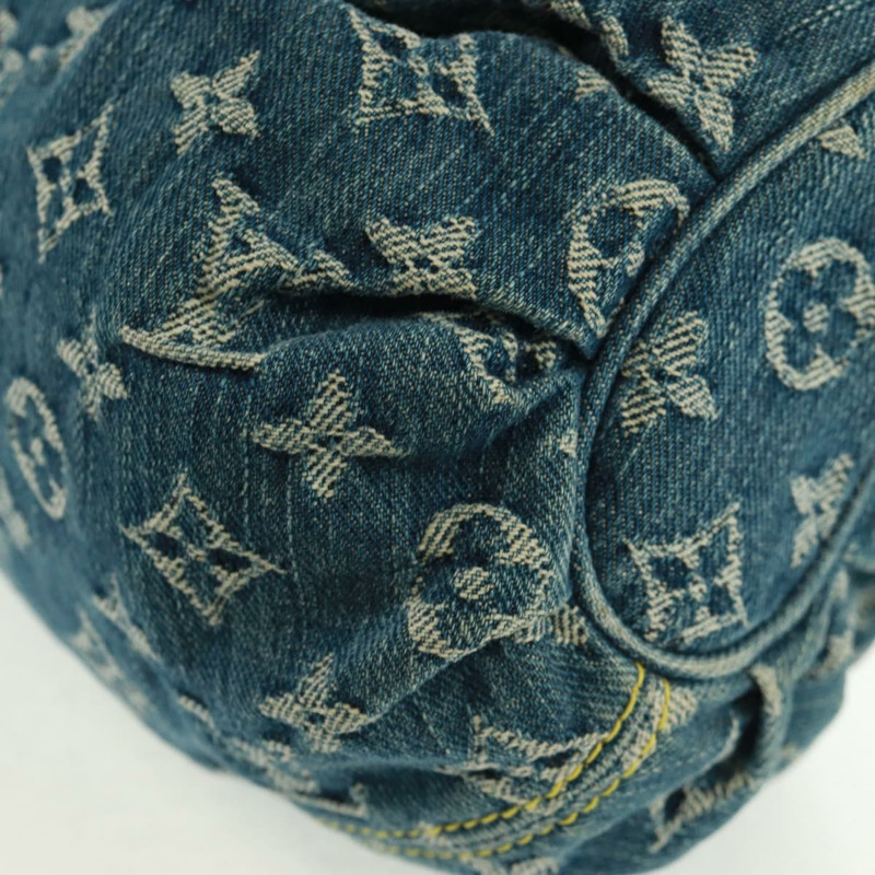 【日本直送】路易威登 Monogram Denim Preity 手提包 藍色 M95020 LV 正品 161333SAV-16