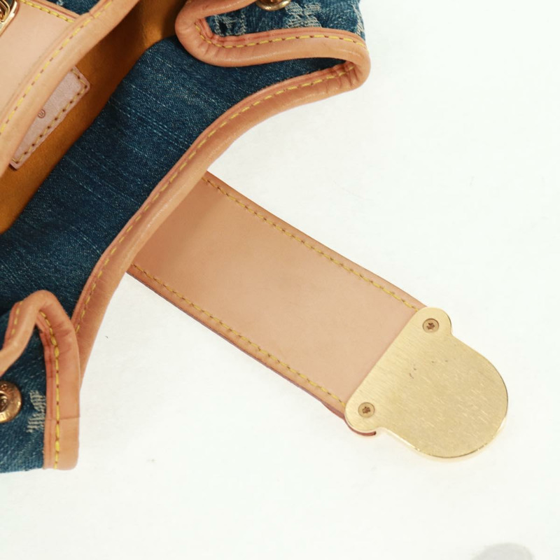【日本直送】路易威登 Monogram Denim Preity 手提包 藍色 M95020 LV 正品 161333SAV-18