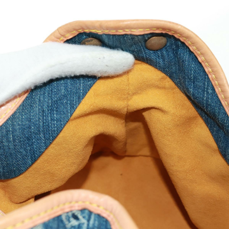 【日本直送】路易威登 Monogram Denim Preity 手提包 藍色 M95020 LV 正品 161333SAV-21