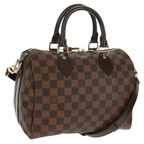 路易威登 Damier Ebene Speedy Bandouliere 25 手提包 N41368 正品 165772SAV