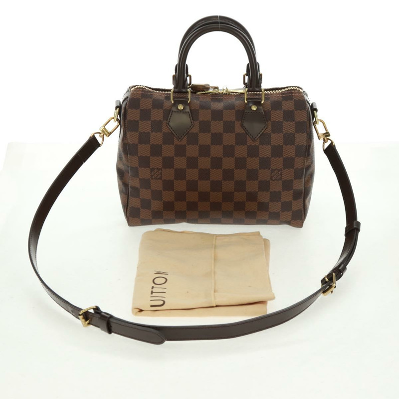 【日本直送】路易威登 Damier Ebene Speedy Bandouliere 25 手提包 N41368 正品 165772SAV-11