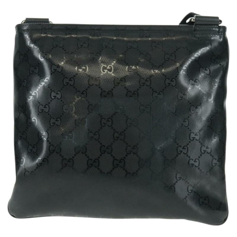 【日本直送】GUCCI GG Implementation 單肩包 PVC 黑色 295257 Auth am10685V-1